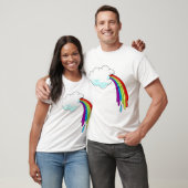 Cloud Puking Rainbow T-shirt (Unisex)