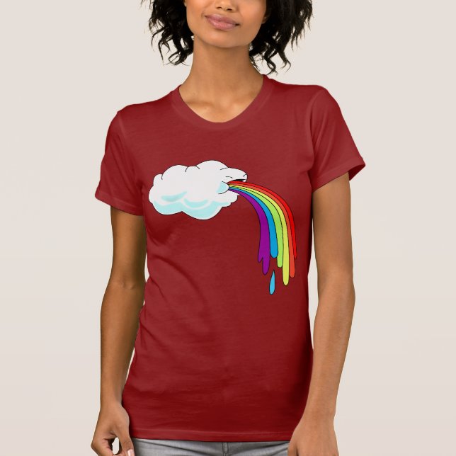 Cloud Puking Rainbows T-Shirt (Front)