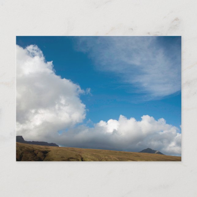 Cloud rising above The String Postcard (Front)