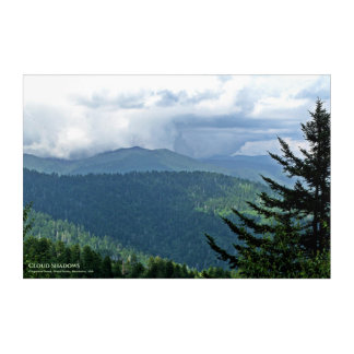 'Cloud Shadows' Kuwohi Clingmans Dome Smoky Mtns  Acrylic Print