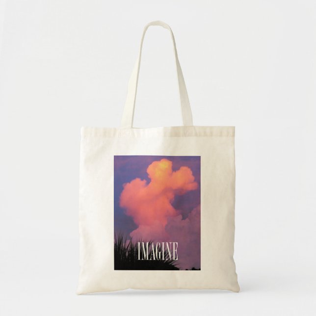 Cloud Shapes Tote Bag (Front)