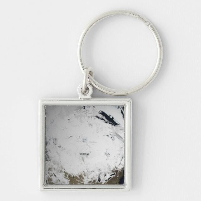 Cloud simulation of a single day 2 keychain (Front)