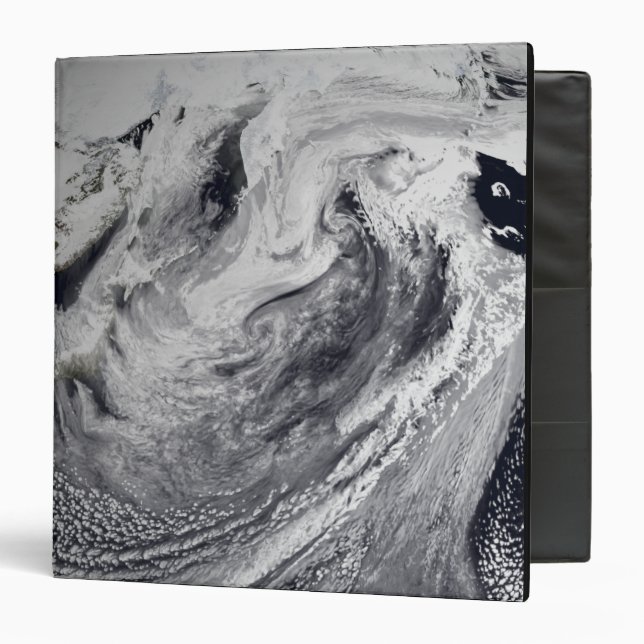 Cloud simulation of a single day 3 ring binder (Front/Inside)