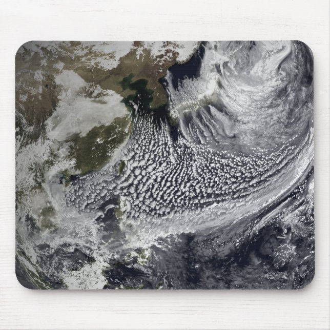 Cloud simulation of a single day 4 mouse pad (Front)