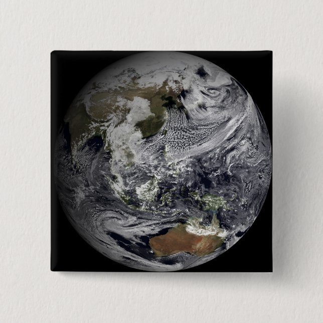 Cloud simulation of the full Earth Button (Front)