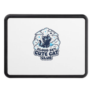 Cloud Sky Cute Cat Pet Lover Shirt Art - Cloud Sky Hitch Cover