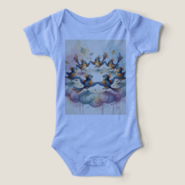 Cloud song And Feathers Infant T-shirt (Design Front)