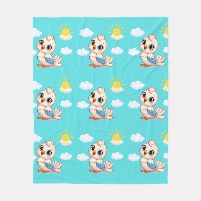 Cloud & Song Kids Fleece Blanket (Front)