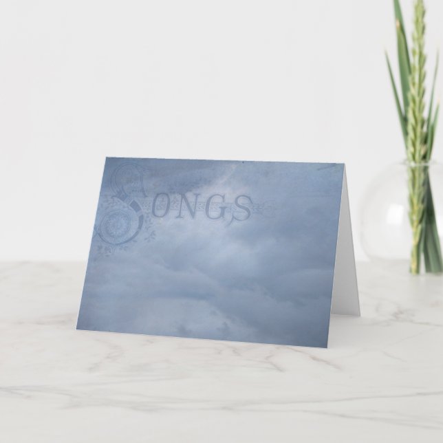 Cloud Songs Card (Front)