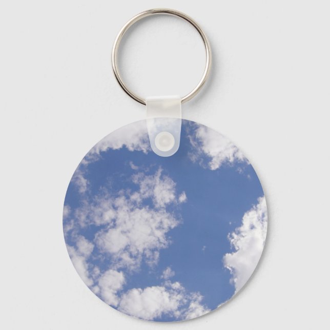 Cloud star - clouds keychain (Front)