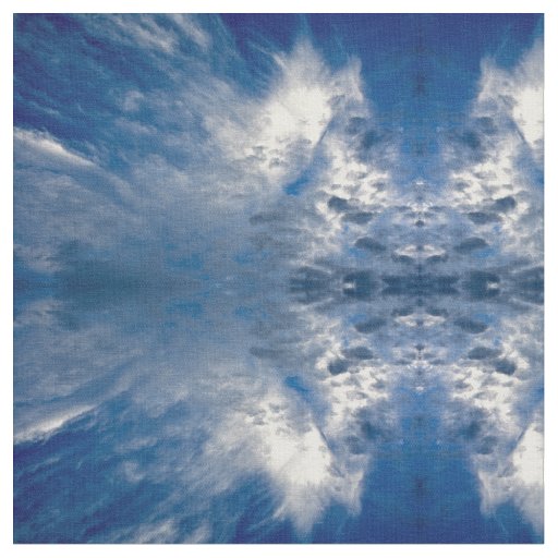 Cloud Streaks Abstract Fabric