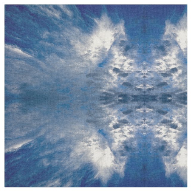 Cloud Streaks Abstract Fabric (Close Up)