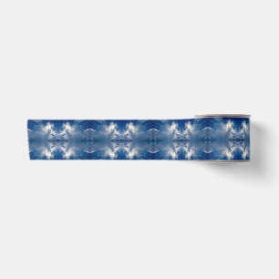 Cloud Streaks Abstract Satin Ribbon