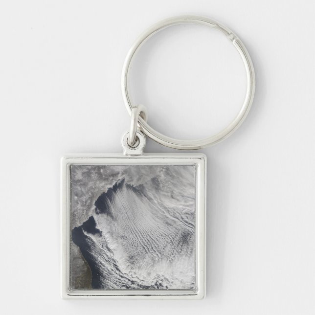 Cloud streets forming over the Sea of Japan Keychain (Front)