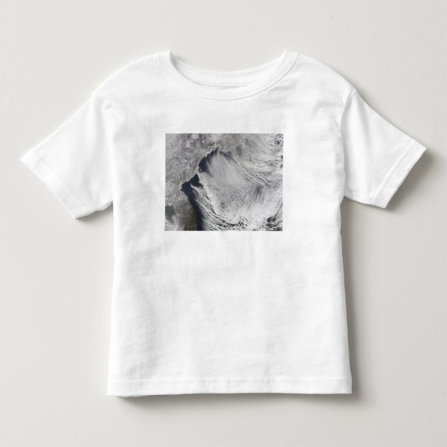 Cloud streets forming over the Sea of Japan Toddler T-shirt (Front)