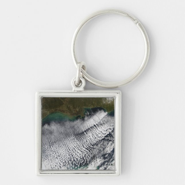 Cloud streets in the Gulf of Mexico Keychain (Front)