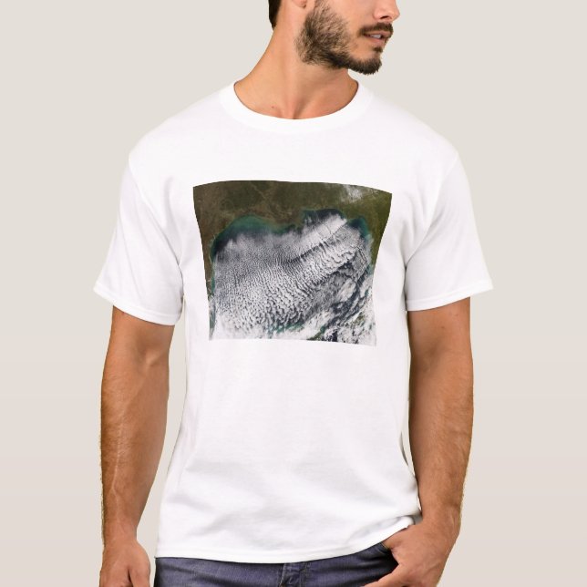 Cloud streets in the Gulf of Mexico T-Shirt (Front)