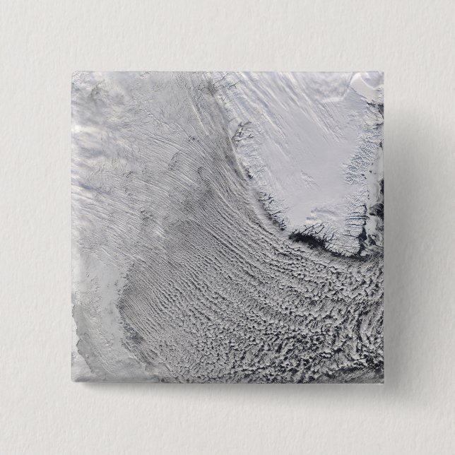 Cloud Streets in the Labrador Sea Button (Front)