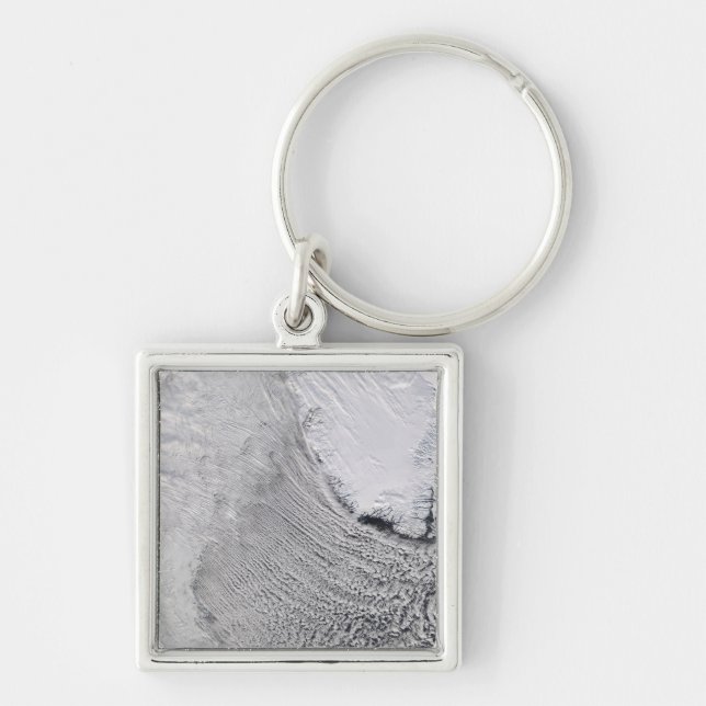 Cloud Streets in the Labrador Sea Keychain (Front)
