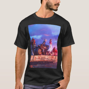 Cloud Strife and Red XIII aka Nanaki Classic T-Shi T-Shirt
