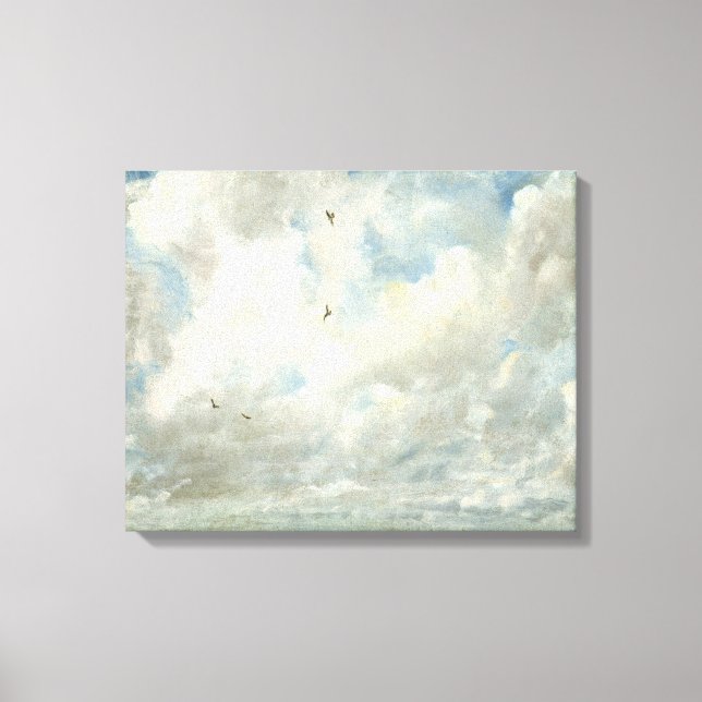 Cloud Study, 1821 (oil on paper laid down on board Canvas Print (Front)