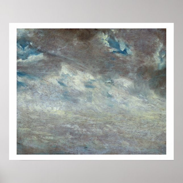 Cloud Study, 1821 (oil on paper on board) Poster (Front)