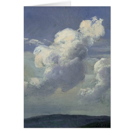 Cloud Study, 1832 Cards (Front)