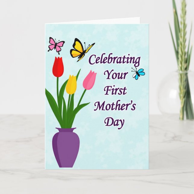 Cloud Texture Greeting Card (Front)