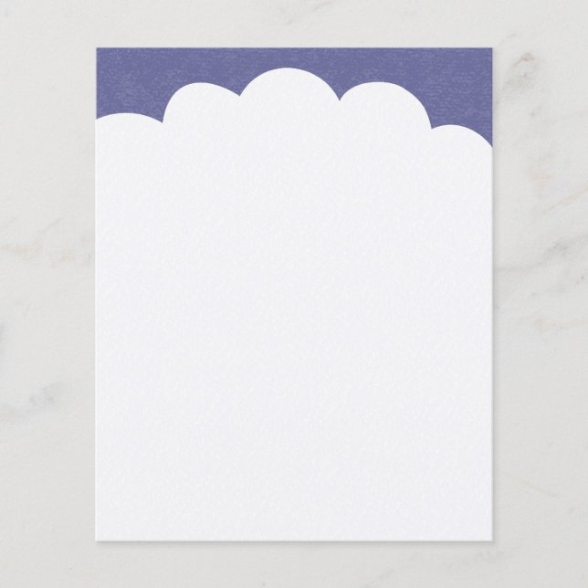 Cloud Tops - Purple Gray Flyer (Front)