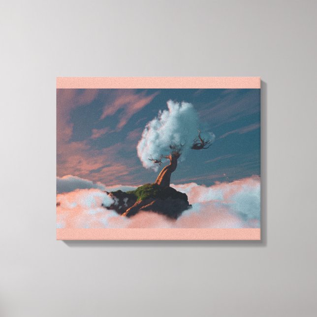 Cloud Tree Canvas Print (Front)
