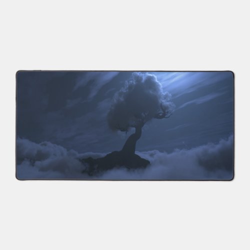 Cloud Tree Night Desk Mat