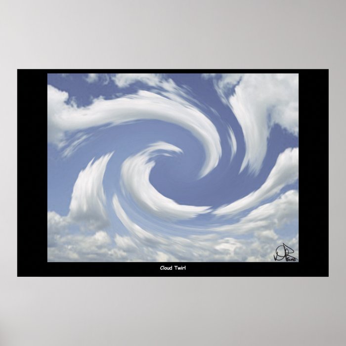 Cloud Twirl Print