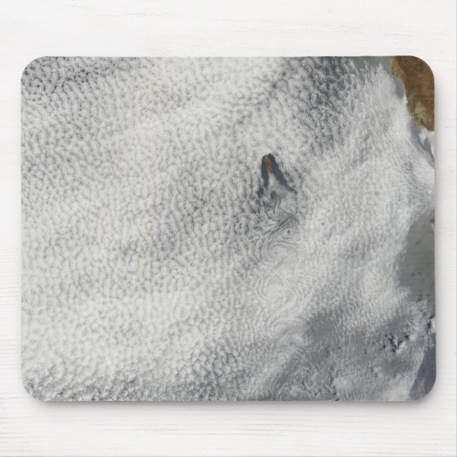 Cloud vortices and glory off Guadalupe Island Mouse Pad (Front)