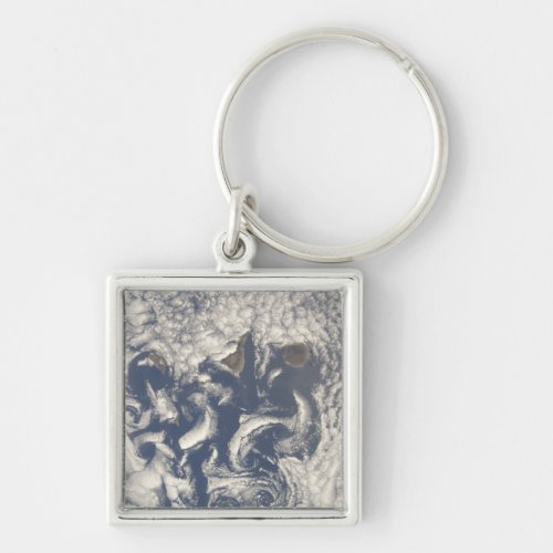 Cloud vortices in the area of the Canary Island Keychain