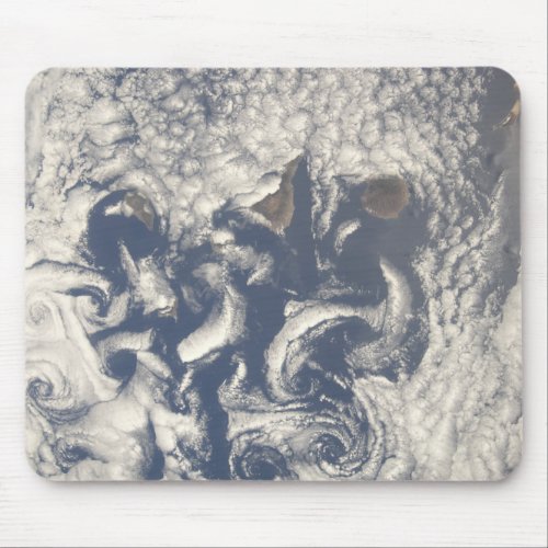Cloud vortices in the area of the Canary Island Mouse Pad