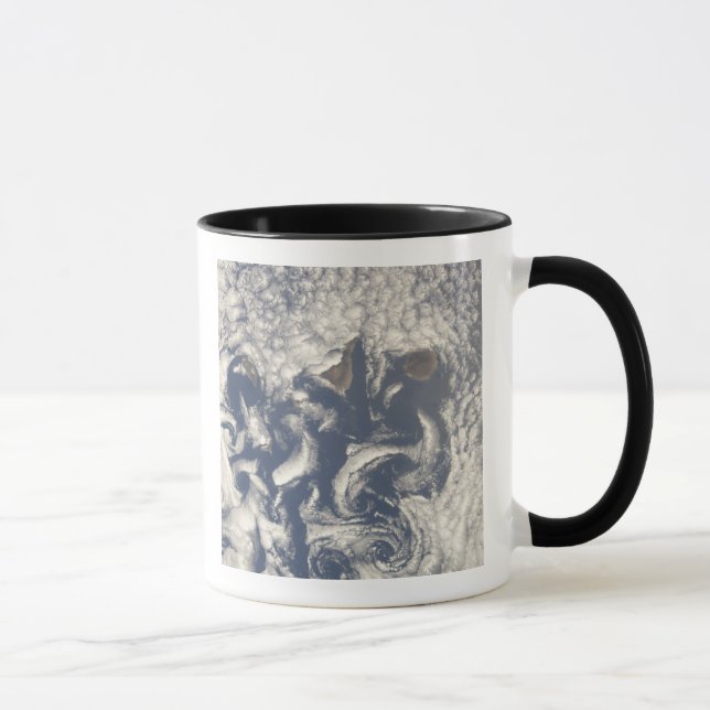 Cloud vortices in the area of the Canary Island Mug (Right)
