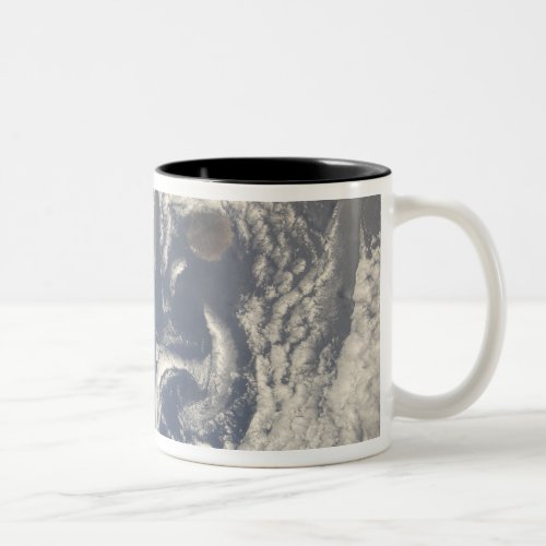 Cloud vortices in the area of the Canary Island Two_Tone Coffee Mug