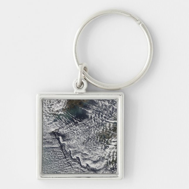 Cloud vortices off Cheju Do, South Korea 2 Keychain (Front)