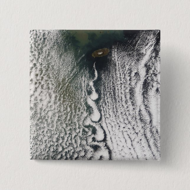Cloud vortices off Cheju Do, South Korea Button (Front)