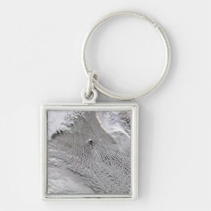 Cloud vortices off Jan Mayen Island Keychain