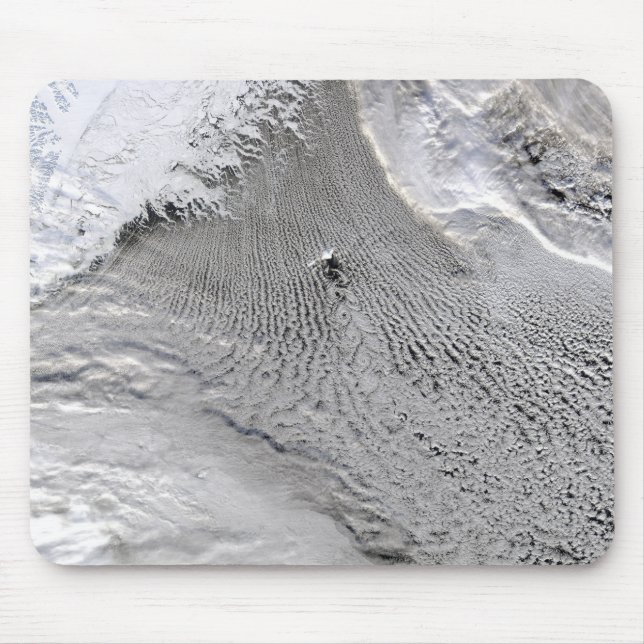 Cloud vortices off Jan Mayen Island Mouse Pad (Front)