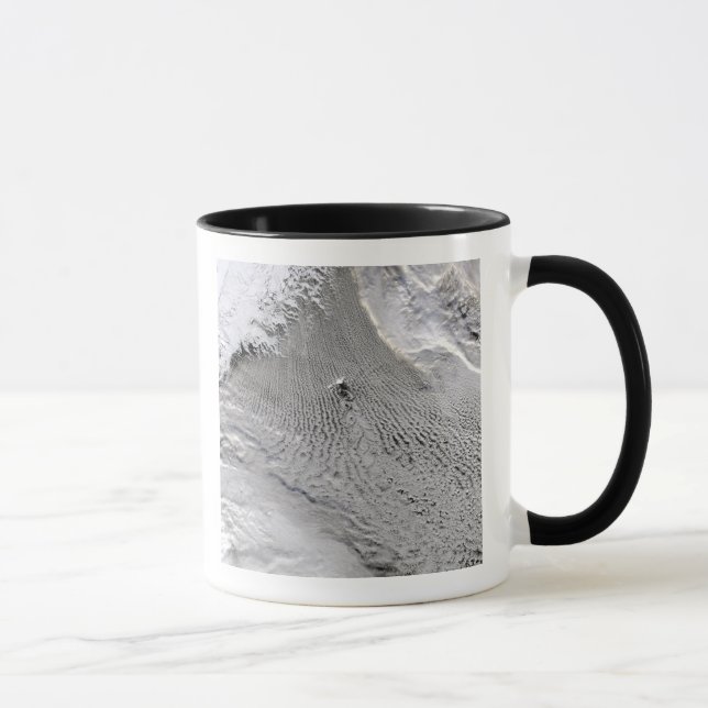 Cloud vortices off Jan Mayen Island Mug (Right)