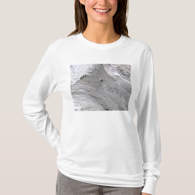 Cloud vortices off Jan Mayen Island T-Shirt (Front)