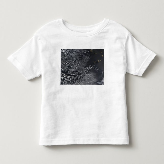 Cloud vortices over the Cape Verde islands Toddler T-shirt (Front)
