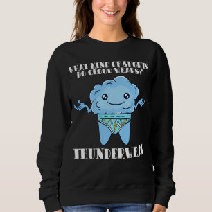 Cloud Wears Thundershorts Science Foggy Sweatshirt