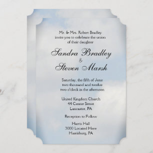 Cloud Wedding Invitations
