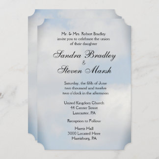 Cloud Wedding Invitations