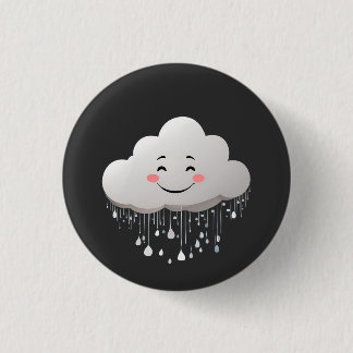 cloud with rain drops button