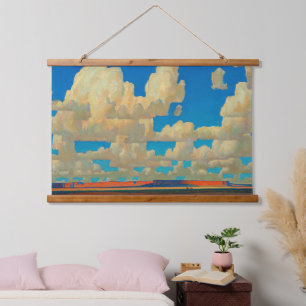Cloud World by Maynard Dixon Hanging Tapestry