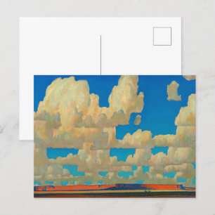 Cloud World by Maynard Dixon Invitation Postcard